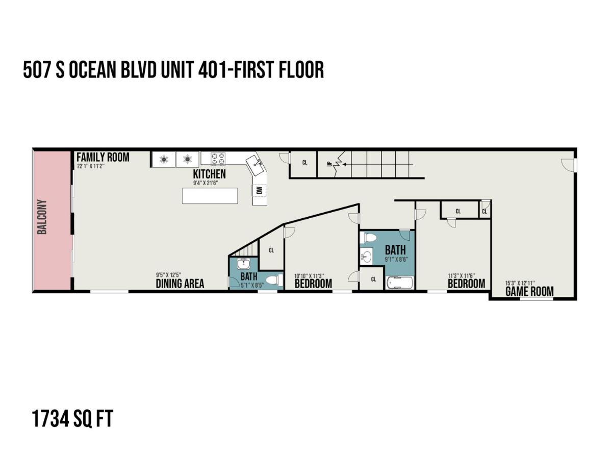 Spacious Penthouse Ocean Front 7 Bedroom Condo - Ambassador Villas Unit 401 Myrtle Beach Luaran gambar